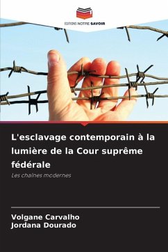 Cover L'esclavage contemporain à la lumière de la Cour suprême fédérale