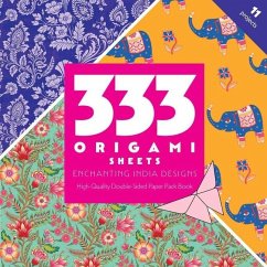 Cover 333 Origami Sheets Enchanting India Designs