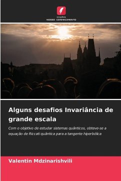 Cover Alguns desafios Invariância de grande escala