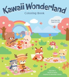 Kawaii Wonderland Coloring Book - Editors Of Chartwell Books