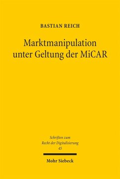Cover Marktmanipulation unter Geltung der MiCAR