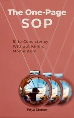 Cover The One-Page SOP (eBook, ePUB)