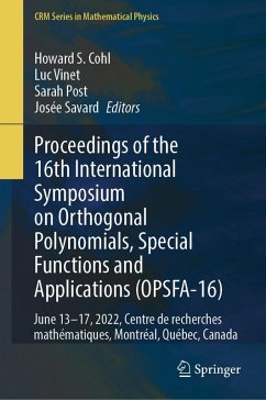 Cover Proceedings of the 16th International Symposium on Orthogonal Polynomials, Special Functions and Applications (OPSFA-16) (eBook, PDF)