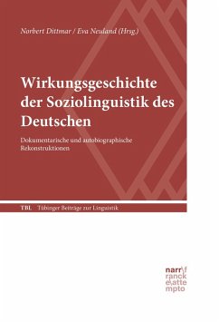 Cover Wirkungsgeschichte der Soziolinguistik des Deutschen (eBook, ePUB)
