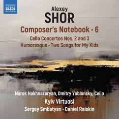 Cover Shor: Composer'S Notebook,Vol. 6 (Cellokonzerte Nr