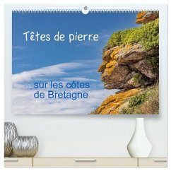Têtes de pierre sur les côtes de Bretagne (Calendrier mural 2026 DIN A2 vertical) calendrier de bureau Têtes de pierre sur les côtes de Bretagne (Calendrier mural 2026 DIN A2 vertical) calendrier de bureau