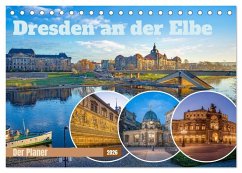 Dresden an der Elbe - Der Planer (Tischkalender 2026 DIN A5 quer), CALVENDO Monatskalender