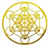 Metatron aus Edelstahl vergoldet 9cm