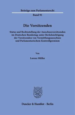 Cover Die Vorsitzenden