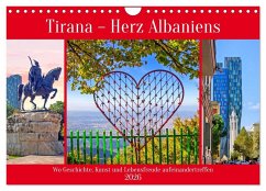 Tirana - Herz Albaniens (Wandkalender 2026 DIN A4 quer), CALVENDO Monatskalender Tirana - Herz Albaniens (Wandkalender 2026 DIN A4 quer), CALVENDO Monatskalender