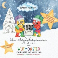 Cover Das Adventskalender-Malbuch der Wutmonster Knurrbert und Muffelino