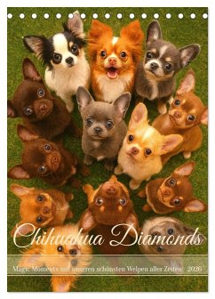 Chihuahua Diamonds - Magic Moments mit unseren schönsten Welpen aller Zeiten (Tischkalender 2026 DIN A5 hoch), CALVENDO Monatskalender Chihuahua Diamonds - Magic Moments mit unseren schönsten Welpen aller Zeiten (Tischkalender 2026 DIN A5 hoch), CALVENDO Monatskalender