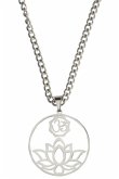 Halskette "Om Lotus" Edelstahl