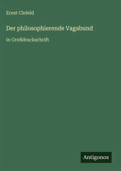 Cover Der philosophierende Vagabund