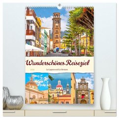 Wunderschönes Reiseziel - La Laguna und La Orotava (hochwertiger Premium Wandkalender 2026 DIN A2 hoch), Kunstdruck in Hochglanz