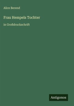 Cover Frau Hempels Tochter
