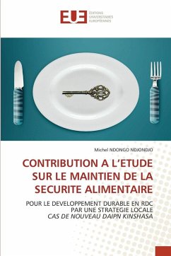 Cover CONTRIBUTION A L'ETUDE SUR LE MAINTIEN DE LA SECURITE ALIMENTAIRE