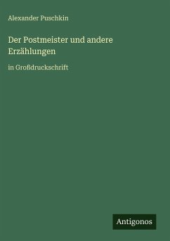 Cover Der Postmeister und andere Erzählungen