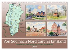 Cover Von Süd nach Nord durch's Emsland (Wandkalender 2026 DIN A3 quer), CALVENDO Monatskalender