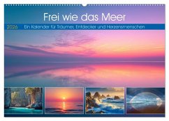 Cover Frei wie das Meer (Wandkalender 2026 DIN A2 quer), CALVENDO Monatskalender