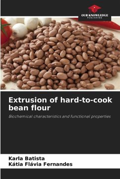 Cover Extrusion of hard-to-cook bean flour