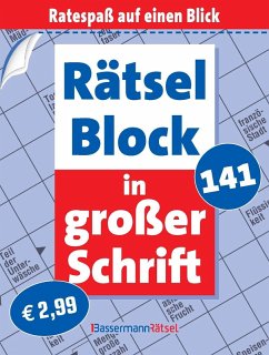 Cover Rätselblock in großer Schrift 141 (5 Exemplare à 2,99 EUR)