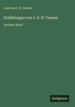 Cover Erzählungen von J. D. H. Temme