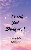 Thank You! Shukrana!