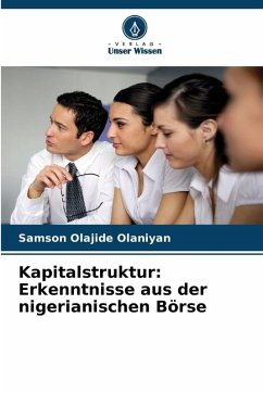 Cover Kapitalstruktur: Erkenntnisse aus der nigerianischen Börse