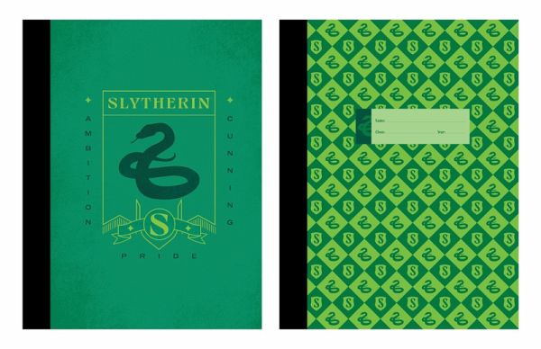 Harry Potter: Slytherin Composition Notebook Set (Set of 2)