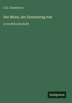 Cover Der Mann, der Donnerstag war