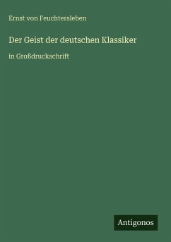 Cover Der Geist der deutschen Klassiker