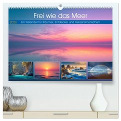 Frei wie das Meer (hochwertiger Premium Wandkalender 2026 DIN A2 quer), Kunstdruck in Hochglanz Frei wie das Meer (hochwertiger Premium Wandkalender 2026 DIN A2 quer), Kunstdruck in Hochglanz
