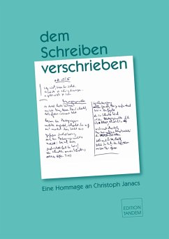 dem Schreiben verschrieben Cover dem Schreiben verschrieben