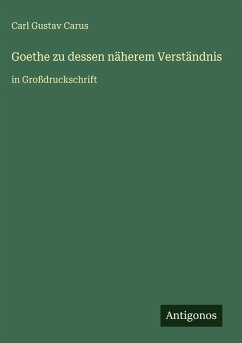 Cover Goethe zu dessen näherem Verständnis
