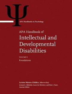 Cover APA Handbook of Intellectual and Developmental Disabilities