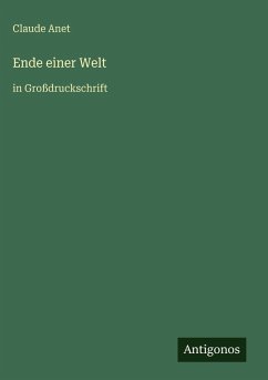 Cover Ende einer Welt