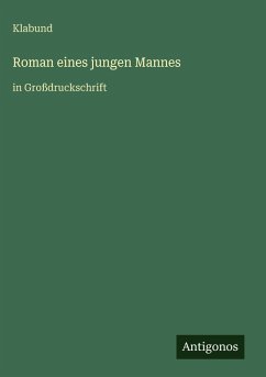 Cover Roman eines jungen Mannes
