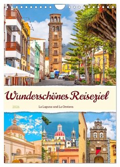 Wunderschönes Reiseziel - La Laguna und La Orotava (Wandkalender 2026 DIN A4 hoch), CALVENDO Monatskalender