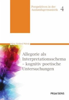 Cover Allegorie als Interpretationsschema - kognitiv poetische Untersuchungen