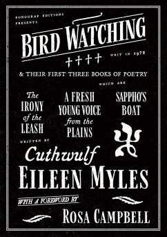 Cover Bird Watching and their First Three Books of Poetry (eBook, ePUB)