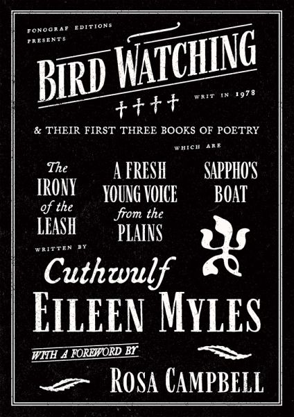 Bird Watching and their First Three Books of Poetry (eBook, ePUB)