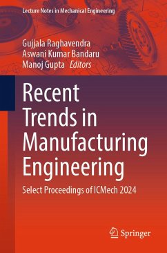 Cover Recent Trends in Manufacturing Engineering (eBook, PDF)