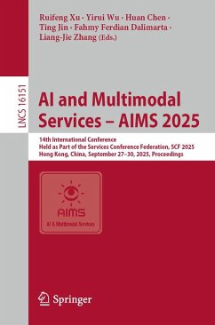 Cover AI and Multimodal Services - AIMS 2025 (eBook, PDF)