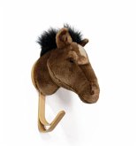 Wild & Soft - Plüsch Kleiderhaken Braun Pferd