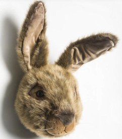 Wild & Soft - Plüsch Tierkopf Hase braun Lewis, Wand-Deko Wild & Soft - Plüsch Tierkopf Hase braun Lewis, Wand-Deko