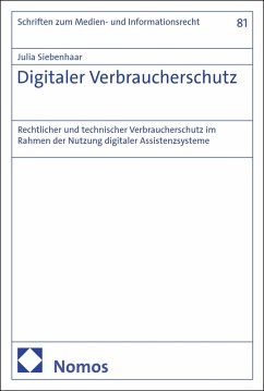 Digitaler Verbraucherschutz (eBook, PDF) - Siebenhaar, Julia