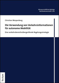 Cover Die Verwendung von Verkehrsinformationen für autonome Mobilität (eBook, PDF)