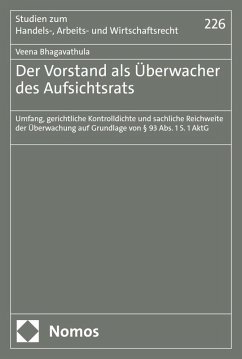 Cover Der Vorstand als Überwacher des Aufsichtsrats (eBook, PDF)