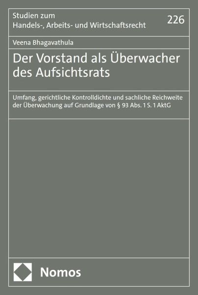 Der Vorstand als Überwacher des Aufsichtsrats (eBook, PDF)